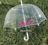Personalized Child Umbrella: Clear Dome Bubble Umbrella, Birthday Gift -  Etsy