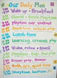 Example Daily Schedule With Two Toddler Schedule Toddler