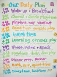 Example Daily Schedule With Two Toddler Schedule Toddler