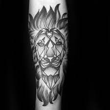 Top 57 Geometric Lion Tattoo Ideas 2021 Inspiration Guide Tattoo Designs Men Lion Tattoo Design Geometric Lion Tattoo