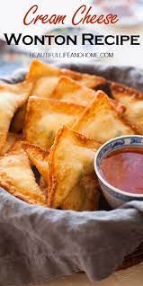 Cream Cheese Wonton Recipe Beautiful Life And Home Recipe Cream Cheese Wontons Wonton Recipes Home Made Cream Cheese