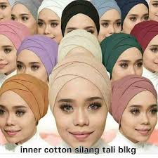 SIHAT ITU NIKMAT...: pemborong inner tudung warda tali dan silang tali