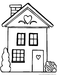 Our free coloring pages for adults and kids, range from star wars to mickey mouse. Houses And Homes Color Page Free Printable Coloring Sheets For Kids House Drawing For Kids House Colouring Pages Cartoon House