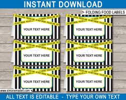 Happy Birthday Birthday Nutrition Facts Label Template Hey I Found This Really Awesome Etsy Listing At Https Www Etsy Com Listing 189659468 Police Party Police Party Party Food Labels Printable Party Decorations
