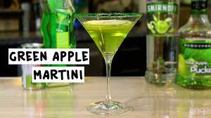 This sour apple martini recipe with vodka, apple liqueur and lemon juice is one of the best apple vodka drinks. Green Apple Martini Youtube