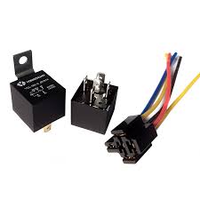 The terminals in an automotive relay hook up to an internal coil, possibly one or more resistors or diode, and one or more switches or contacts, depending this article is accurate and true to the best of the author's knowledge. Melakukan Promosi Terbaru Dc 12v Mobil Spdt Automotive Relay 5 Pin 5 Kabel Dengan Harness Soket 40 Amp Kabel Adaptor Sockets Aliexpress