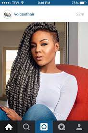 13 Drool Worthy Gray Braids Inspiration Styles Jjbraids Braids With Shaved Sides Marley Twist Styles Marley Hair