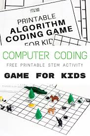 Computer coding games for kids. Algorithm Coding Game And Screen Free Computer Coding For Kids Computer Coding For Kids Coding For Kids Coding Games