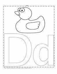 Cut and paste the u words coloring page; The Letter D Coloring Page Worksheets