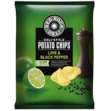 Australia Red Rock Deli Potato Chips Lime Black Pepper Flavour Stuffed Peppers Chips Potato Chips