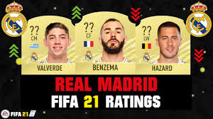 Alle infos zum verein atletico madrid ⬢ kader, termine, spielplan, historie ⬢ wettbewerbe: Fifa 21 Real Madrid Player Ratings Ft Benzema Valverde Hazard Etc Youtube