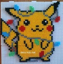 Perles Hama Pokemons Noel Perles Hama Pokemon Perle Perles Hama Pokemon
