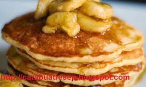 Resep pancake menu sarapan praktis yang bikinnya nggak sampai 15 menit. Cara Membuat Pancake Pisang Telur Resep Masakan Indonesia