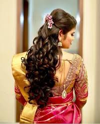 Glamorous long wavy indian wedding hairstyle/pinterest. Wedding Reception Hairstyles For Long Hair Bridal Hair Pictures Bridal Hairstyle For Reception Indian Bridal Hairstyles