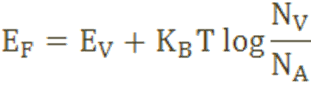 We see from equation 20.24 that it is possible to raise the ep above the conduction band in. Fermi Level In Extrinsic Semiconductor