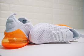 Nike Air Max 270 White Total Orange Ah8050 102 Uniex Shoe Hookicks Air Max 270 Air Max Nike Air Max