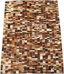 Kuhfell teppiche gunstig fell teppich kaufen patchwork bezaubernd. Kuhfell Teppich Braun 185 X 140 Cm Patchwork