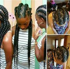 Zig Zag Goddess Braids Natural Hair Styles Cornrow Hairstyles Hair Styles