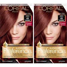 Revlon colorsilk hair color 31 dark auburn new ammonia free permanent. Buy L Oreal Paris Superior Preference Fade Defying Shine Permanent Hair Color 4r Dark Auburn Pack Of 2 Hair Dye Online In Vietnam B07d9tbkv4