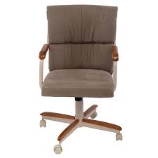 Maybe you would like to learn more about one of these? Casual Brown Cushion Wood Metal Office Chair Caster Chair Overstock 20603053