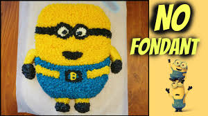 This minion cake request came for a 1st year birthday party. Minion Cake Tutorial You Don T Want To Miss No Fondant Bob The Minion Minion Movie Youtube