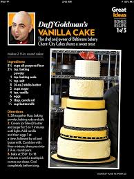 Duff Goldman S Vanilla Cake Recipe With Images Cake Recipes Vanilla Cake Recipe Wedding Cake Recipe