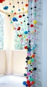 32 Lovely Pompom Decor Ideas For Your Interior Digsdigs Pom Pom Crafts Creative Diy