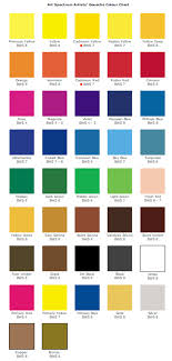 Extraordinary Art Spectrum Colour Chart Art Spectrum Artists