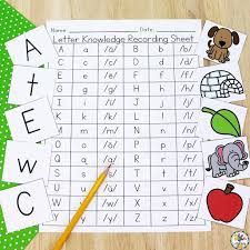 This result confirms the idea that features are used in recognizing letters. Letter Knowledge Assessment Resource Letter Recongnition Tracker