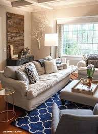Taupe Living Room Walls Navy And Gold Living Room Living Rooms With Taupe Walls Fall Living Room Decor Fall Living Room Home Living Room