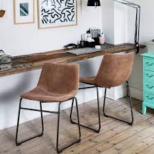 Vintage Faux Leather Dining Chair Antique Set Of 2 Industrial Retro Modern Chair For Dining Livin Dining Chairs Faux Leather Dining Chairs Velvet Dining Chairs