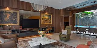 Ruang keluarga mewah bukan hanya impian belaka. Desain Interior Rumah Eklektik Simpel Tapi Mewah Halaman All Kompas Com