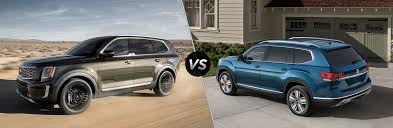 Roomy, comfortable and chock full of features, the telluride offers everything you want. 2020 Kia Telluride Vs 2019 Volkswagen Atlas