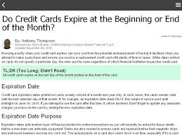 For example, if a credit card reflects the expiration is 10/2019, the card would expire after october 31, 2019 ended. Do Credit Cards Expire At The Beginning Or End Of The Month End Savedyouaclick