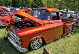 Image result for Orange 1957 Truck