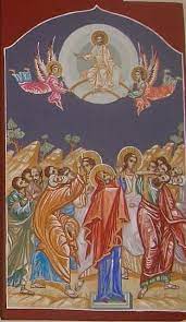 Pentru aceia care au ales inaltarea propriei lor fiinte, aceasta este o limitare artificiala a insasi constiintei. Inaltarea Domnului Iisus Hristos Painting By Lilioara Macovei