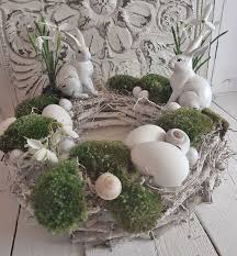 Schone Ostern Tisch Kranz Kleine Schwedenhaus Ostern Dekor Weiss Shabby Chic Kranz Deko 2019 Shabby Chic Kranz Osterdeko Fruhlings Dekoration