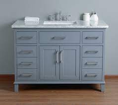 Super angebote für vanity units hier im preisvergleich. Best Deal Stufurhome Leigh 48 Inches Grey Single Sink Bathroom Vanity Hd 1475g 48 Cr