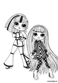 Collect all 6 lol surprise movie magic omg fashion dolls and create the greatest film the universe has ever seen! Lol Surprise Omg Dolls Coloring Pages Printable