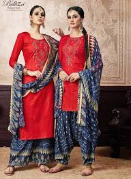 Belliza Sohni Patiala Dress Material 10 Pc Catalog Dress Materials Patiala Dress Printed Cotton Dress