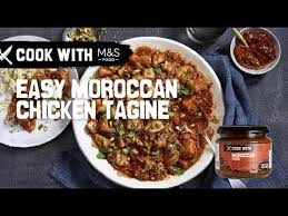 We go into the kitchen of aziza with chef mourad lahlou where he shows us how to make his version of the classic moroccan chicken tagine with. Chris Easy Moroccan Chicken Tagine Cook With M S Food Youtube