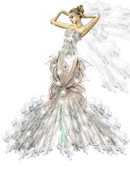 Figurini Di Moda Bellissimi Cerca Con Google Moda Di Moda Abiti Da Sposa
