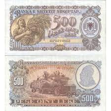 Wisselkoers italiaanse lire in euro. Banknoten Albanien Pick Nummer 31 500 Lei La Maison Du Collectionneur