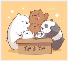 We Bare Bear S Versi Campuran Kartun Ilustrasi Karakter Gambar Hewan Lucu