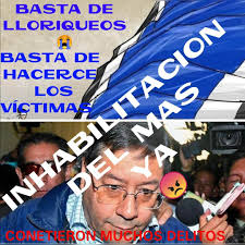 Inhabilitación del MAS, ya!