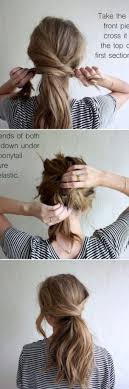 Updos can also be worn for less formal events, such as a day at the office. 50 Incredibly Easy Hairstyles For School To Save You Time Hair Motive Hair Motive