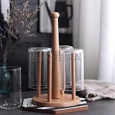 The wood took my stain( redwood tone) vey well. Table Standing Bamboo Cup Holder Wooden Glass Cup Rack Stand Kitchen Bamboo Storage Rack For Water Glass Bsci Fsc Factory Buy Bamboo Cup Holder Stand Cup Stand Wood Cup Storage Holders Racks