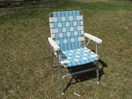 Vintage Webbed Chair Aluminum Lawn Furniture Folding Lawn Chair Outdoor Seating Aluminum Webbed Chair Folding Beach C In 2020 Outdoor Chairs Lawn Chairs Lawn Furniture