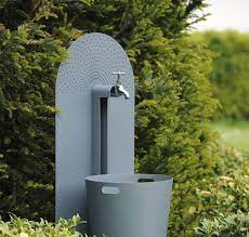 moveable hose faucet garden tub by patrick nadeau for laorus garden accessories galvanized steel modern outdoor