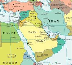 Where Is Kuwait On The Middle East Map Middle East Map Asia Map Map